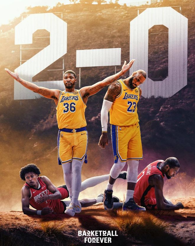 杜兰特复出难挽颓势 火箭客场惨败湖人系列赛